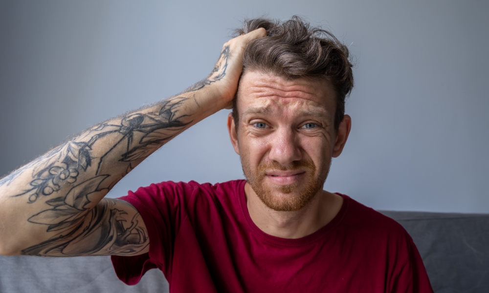Healthcare provider discussing adult ADHD symptoms and treatment options with a patient